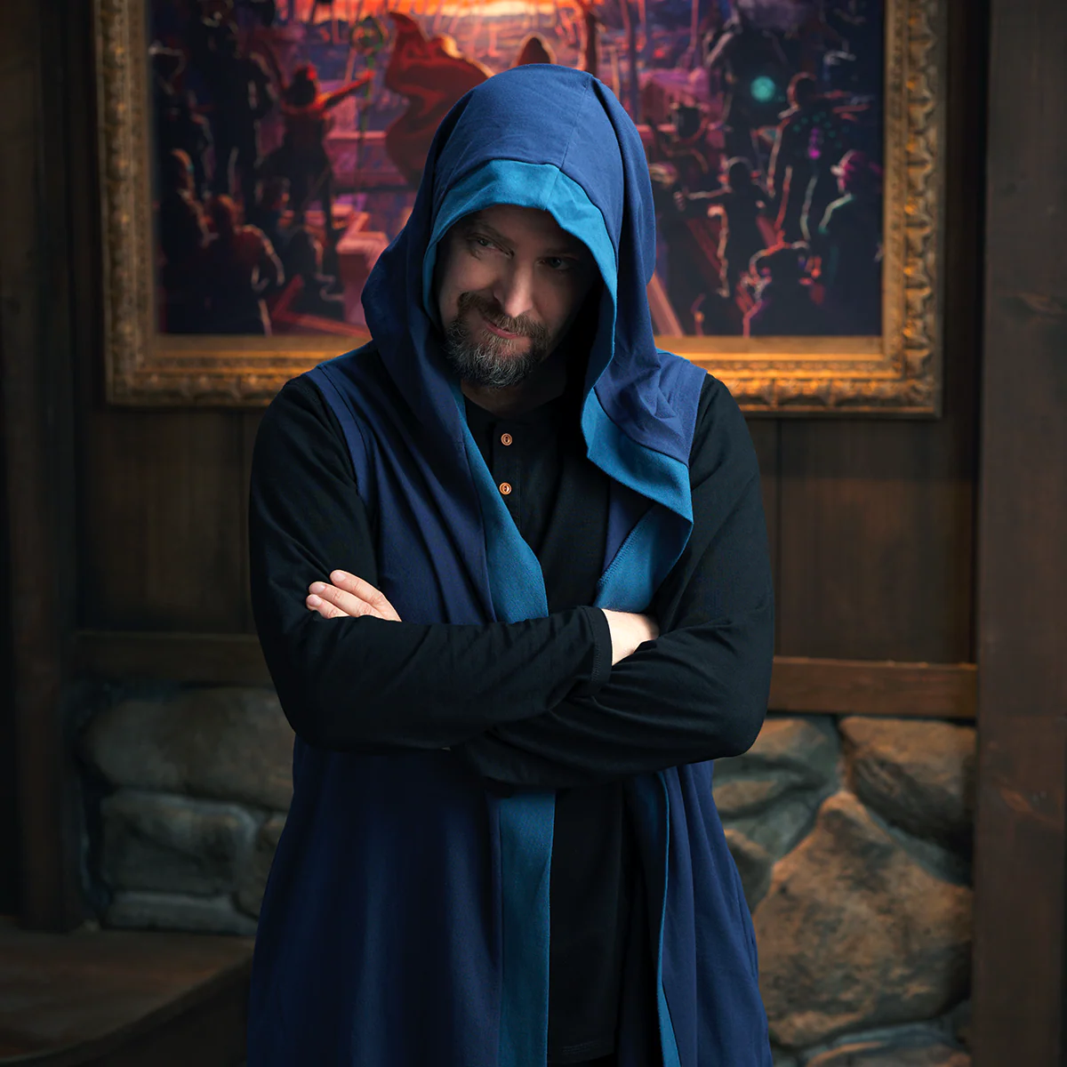 Beauty of Exandria: In Motion - Beauregard Lionett Sleeveless Hooded Cardigan - Image 3