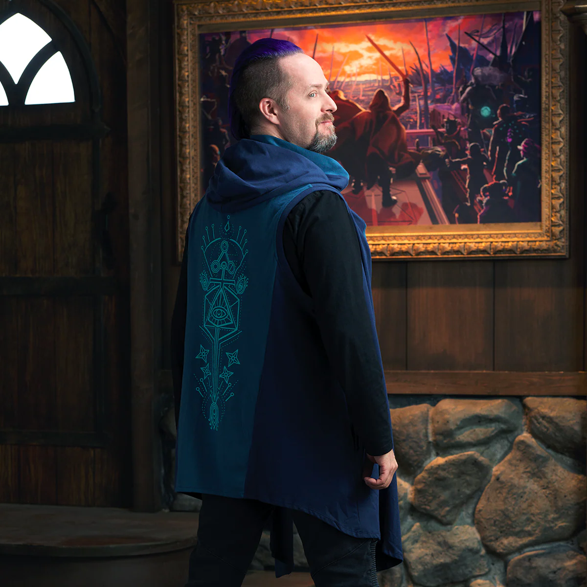 Beauty of Exandria: In Motion - Beauregard Lionett Sleeveless Hooded Cardigan - Image 7
