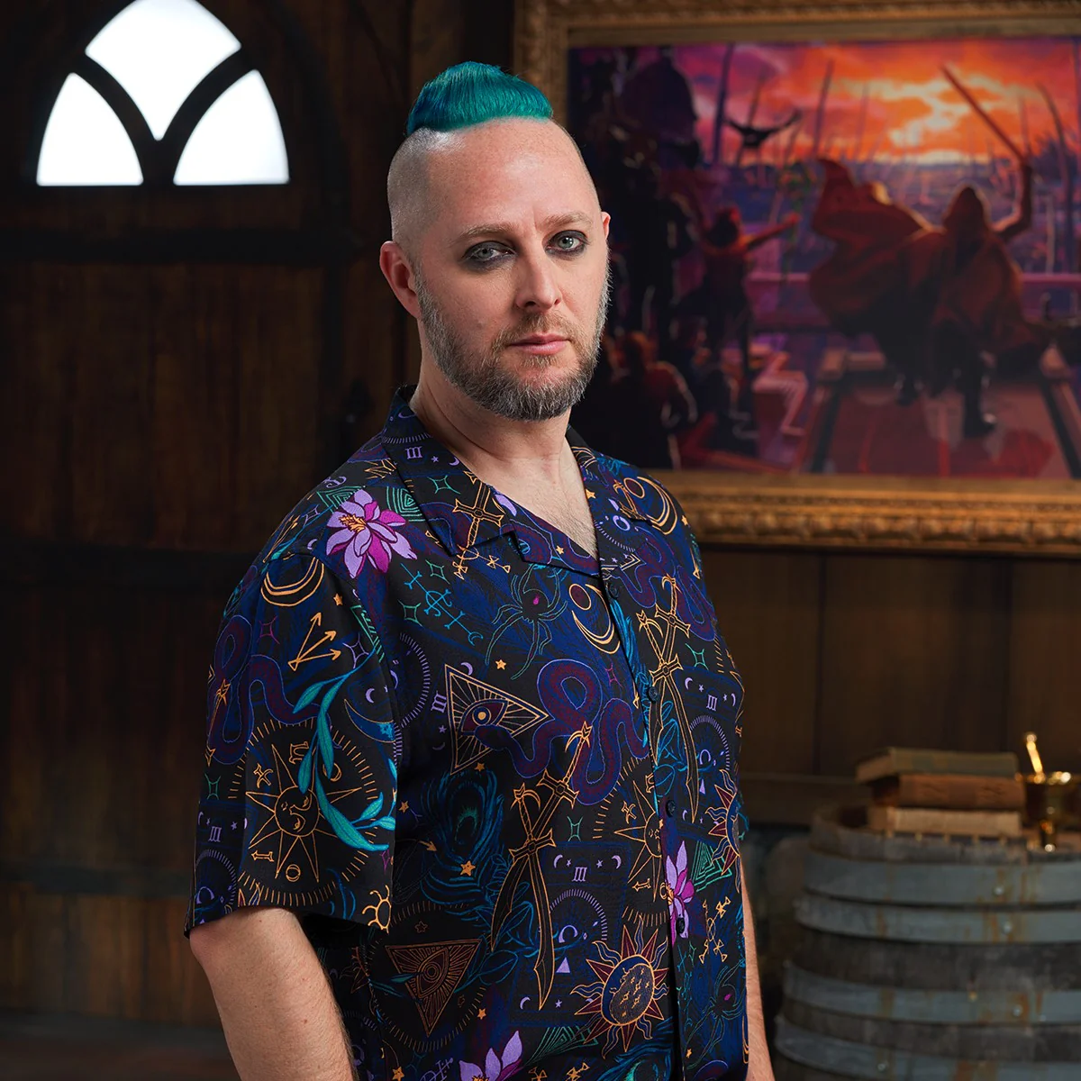 Beauty of Exandria: Creation - Mollymauk Tealeaf Camp Shirt - Image 5
