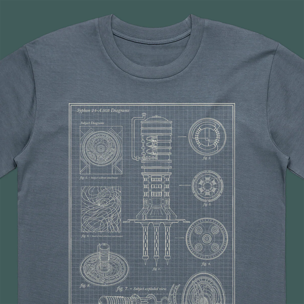 Candela Obscura Blueprint T-Shirt - Image 3