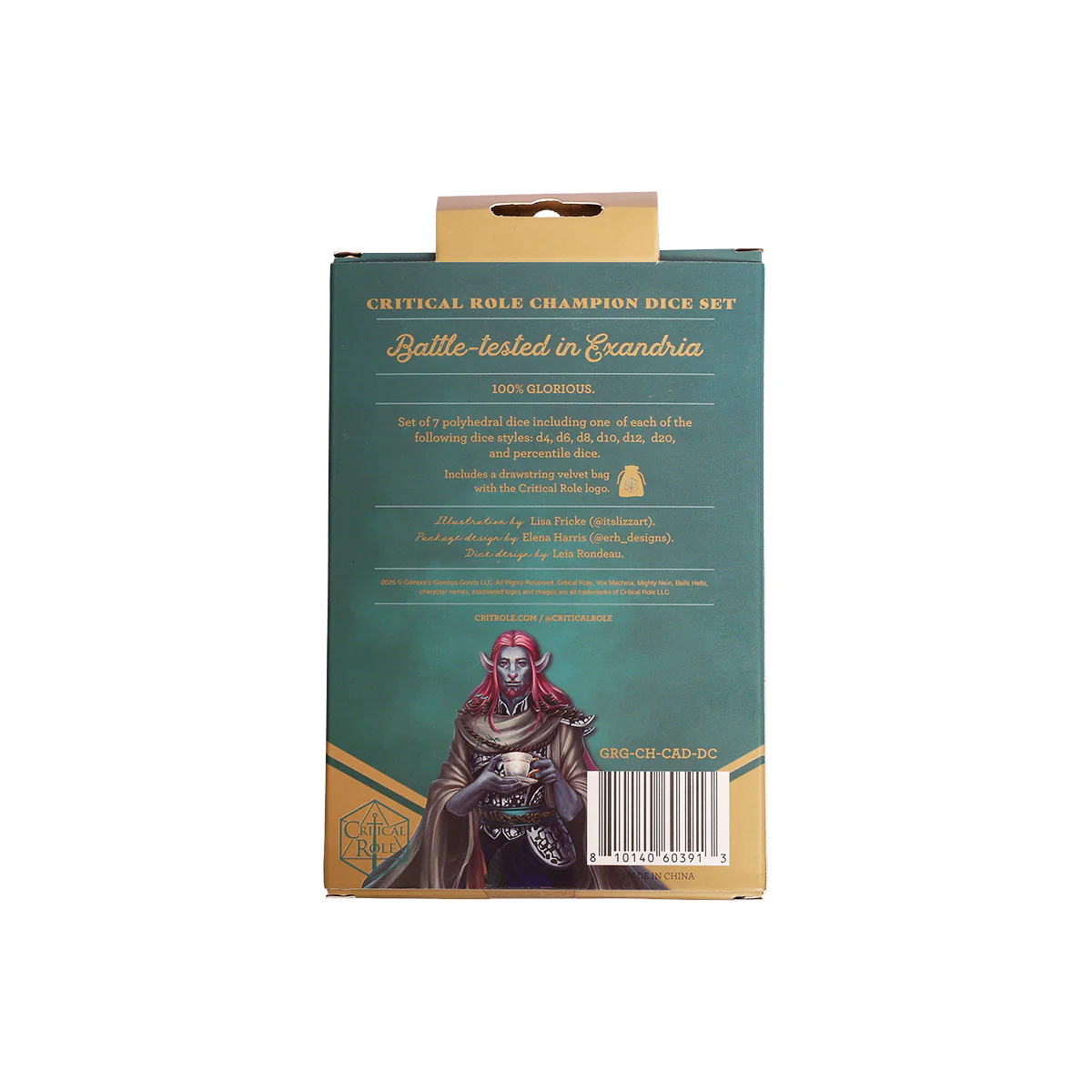 Critical Role Champion Dice Set: Caduceus Clay - Image 8