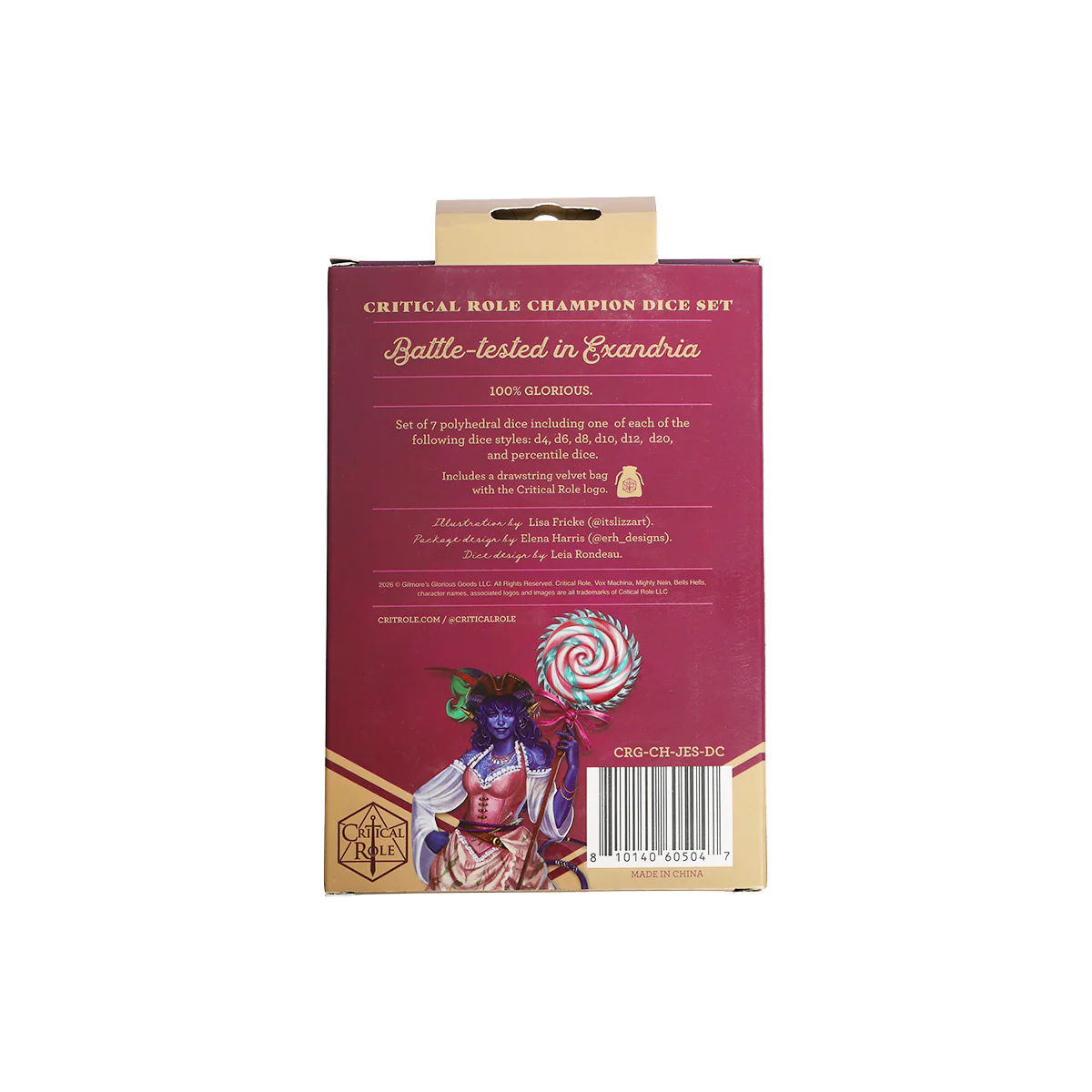 Critical Role Champion Dice Set: Jester Lavorre - Image 8