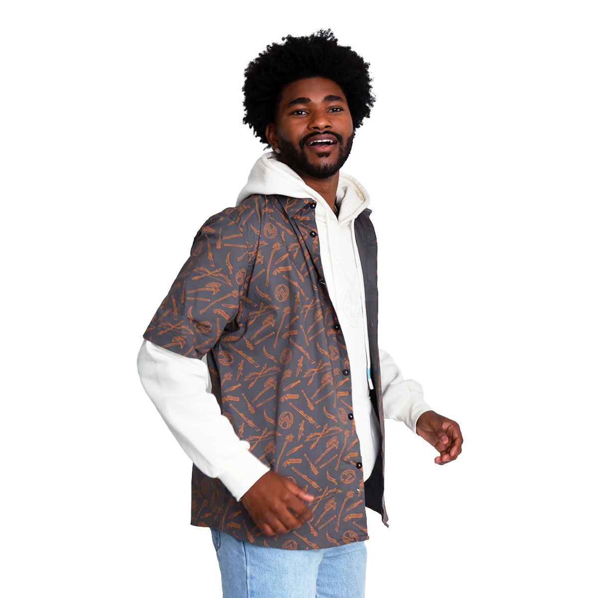 Vox Machina Weapons Button Down Short Sleeve Shirt - Image 3