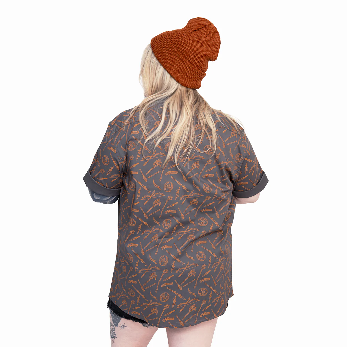 Vox Machina Weapons Button Down Short Sleeve Shirt - Image 5